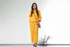 Elevate Your Style with Pure Linen Yellow Co-ords for Women