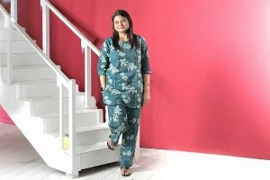 Stylish Green Cotton Co-ord Set for Women – Shop Now!