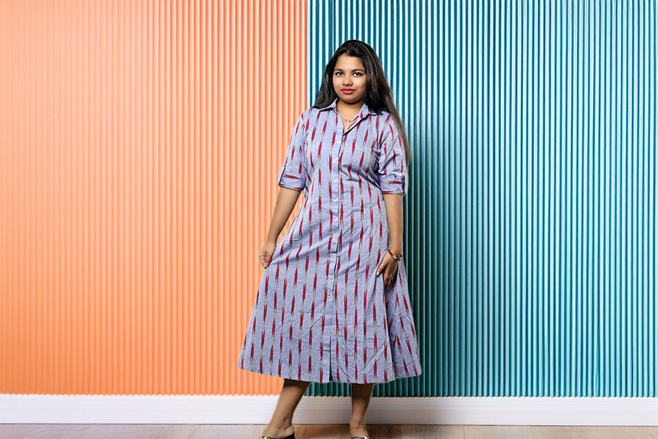 Stylish Cotton Ikkat One Piece Set for Women - Shop Now Stylish Cotton Ikkat One Piece Set for Women - Shop Now