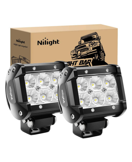 Nilight Led Pods 2Pcs 18W