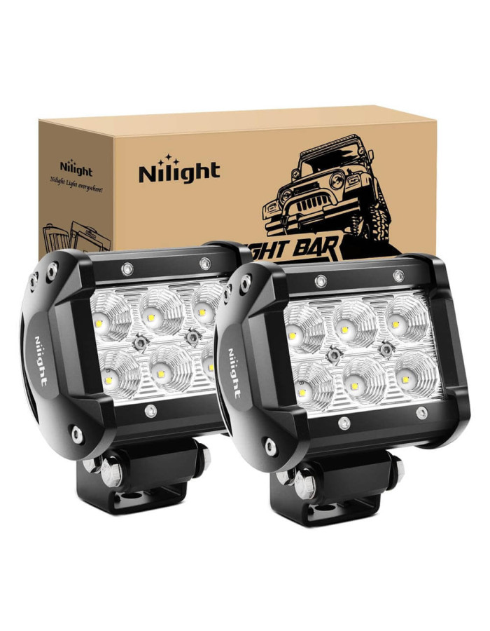 Nilight Led Pods 2Pcs 18W