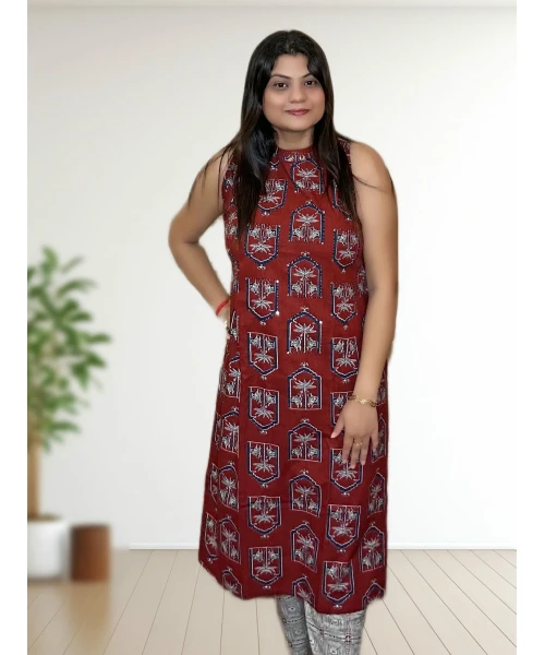 Pure Cotton Ethnic Kurti Pant Set Foe Women
