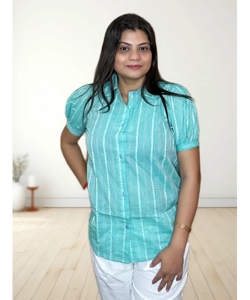 Pure Cotton Handwoven Top For Women
