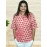 Pure Cotton Block Print Semi Formal Shirt For Women