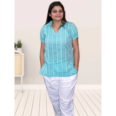 Handwoven Kantha Top For Women