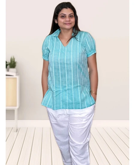 Handwoven Kantha Top For Women