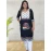 Black Pure Cotton Hand Art Kurti For Women