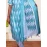 Pure Cotton Ikkat Salwar suit Set For Women in sky blue colour