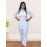 Pure Cotton White Printed Co-ord Set For Women