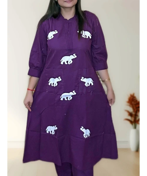 Pure Cotton Two Piece Co-ord Set For Women