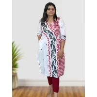 Pure Cotton Jamdani Kurti For Women
