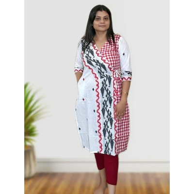 Pure Cotton Jamdani Kurti For Women