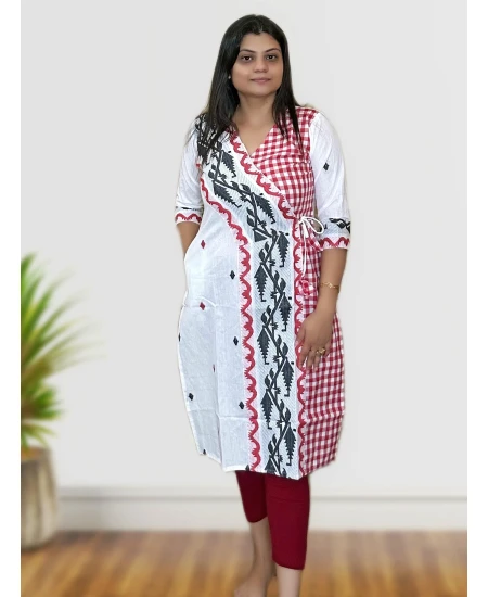 Pure Cotton Jamdani Kurti For Women