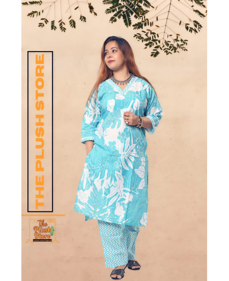 Pure Cotton 2-Piece Set For Women