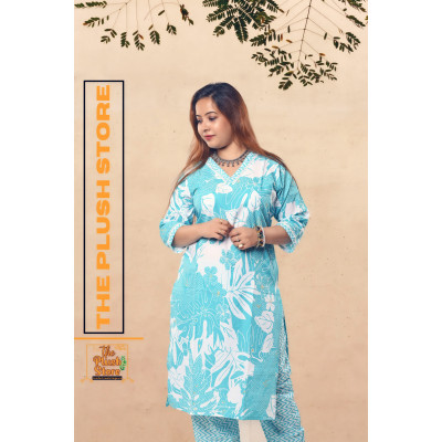 Pure Cotton 2-Piece Set For Women