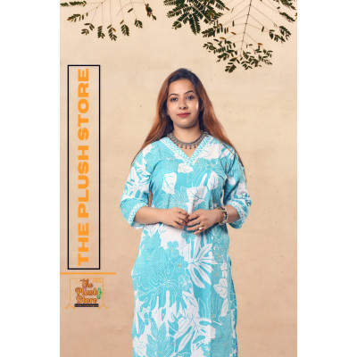 Pure Cotton 2-Piece Set For Women