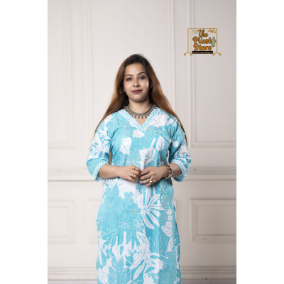 Pure Cotton 2-Piece Set For Women