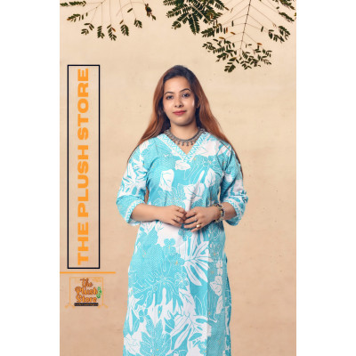 Pure Cotton 2-Piece Set For Women