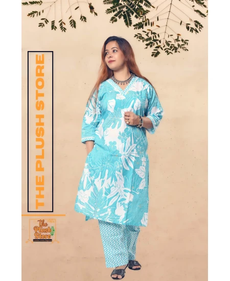 Pure Cotton 2-Piece Set For Women