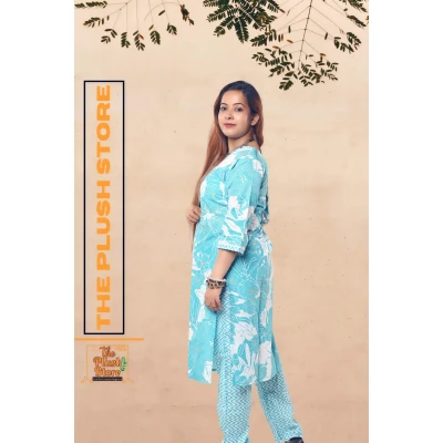 Pure Cotton 2-Piece Set For Women