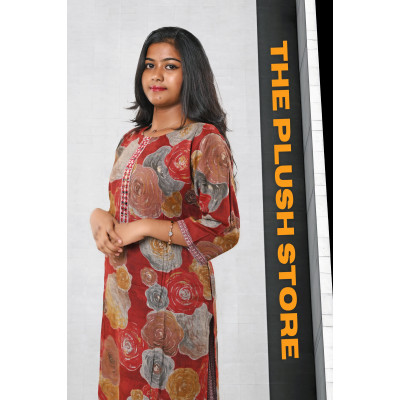 2-Piece Kurti Pant Co-ord  Set For Women