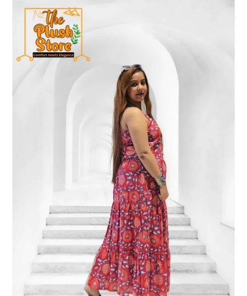 Pure Cotton Spaghetti Long dress for Women