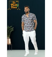 Pure Cotton Casual Short Kurta for Men
