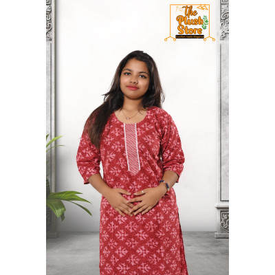 2-Piece Kurti Pant Co-ord  Set For Women
