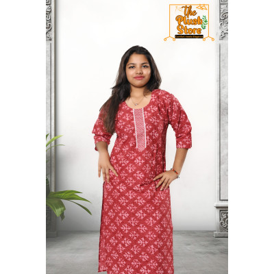 2-Piece Kurti Pant Co-ord  Set For Women