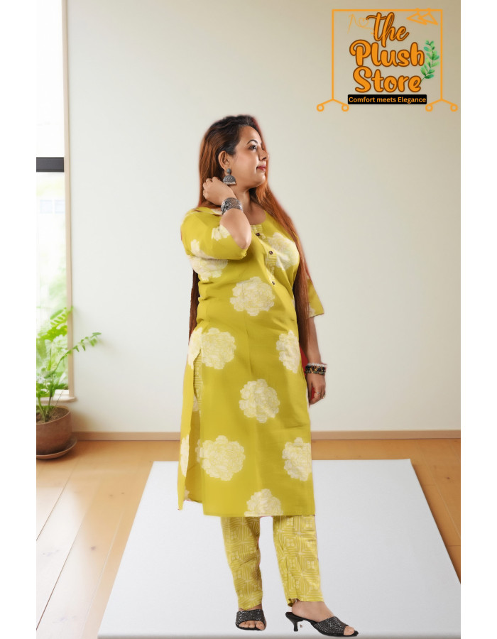 Pure Cotton Kurti Pant Set For women Pure Cotton Kurti Pant Set For women