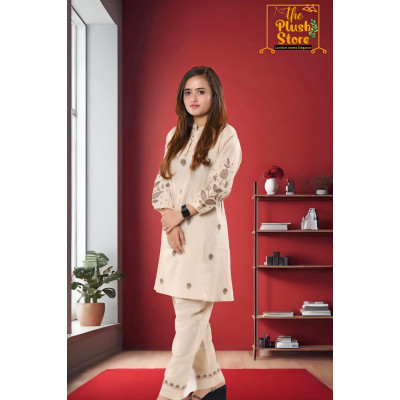 Co-ord Set With Embroidery Work For Women
