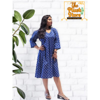 Middy Dress In Pure Cotton For Women