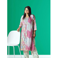 Linen Three Piece Salwar Suit Set For Women