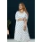 White Printed A-Line Kurti For Women