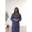 Pure Cotton Blue Printed Kurti For Women