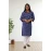 Pure Cotton Blue Printed Kurti For Women