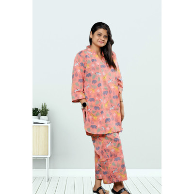 Pitch Animal Printed Co-ord Set For Women