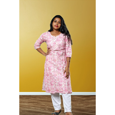 Pure Cotton Printed Kurti For Women