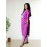 Lavender Pure Cotton Kurti Straight Pant Set For Women