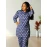 Pure Cotton Blue Printed Co-ord Set For Women