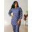 Pure Cotton Blue Printed Co-ord Set For Women