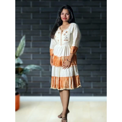 Hakoba Short Dress For Women