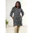 Pure Cotton Black Printed Kurti For Women in black colour