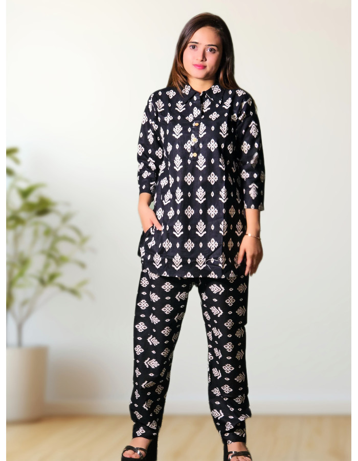 Pure Cotton Co-ord Set For Women