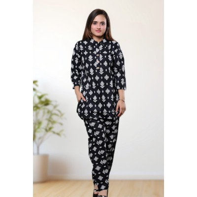 Pure Cotton Co-ord Set For Women