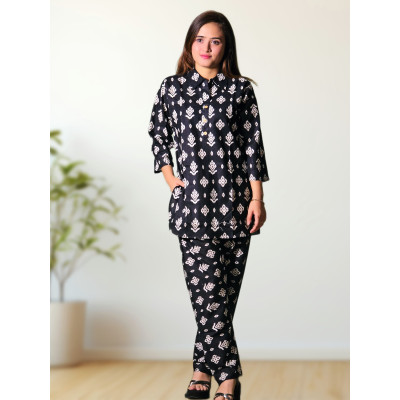 Pure Cotton Co-ord Set For Women