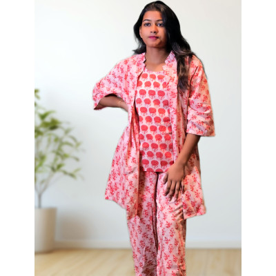 Pure Three Piece Co-ord Set For Women