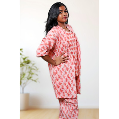 Pure Three Piece Co-ord Set For Women