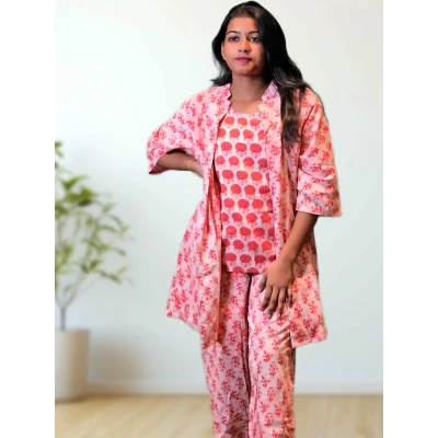Pure Three Piece Co-ord Set For Women