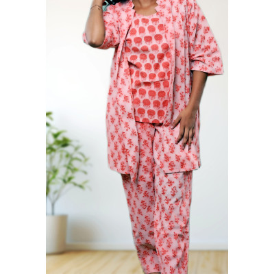 Pure Three Piece Co-ord Set For Women
